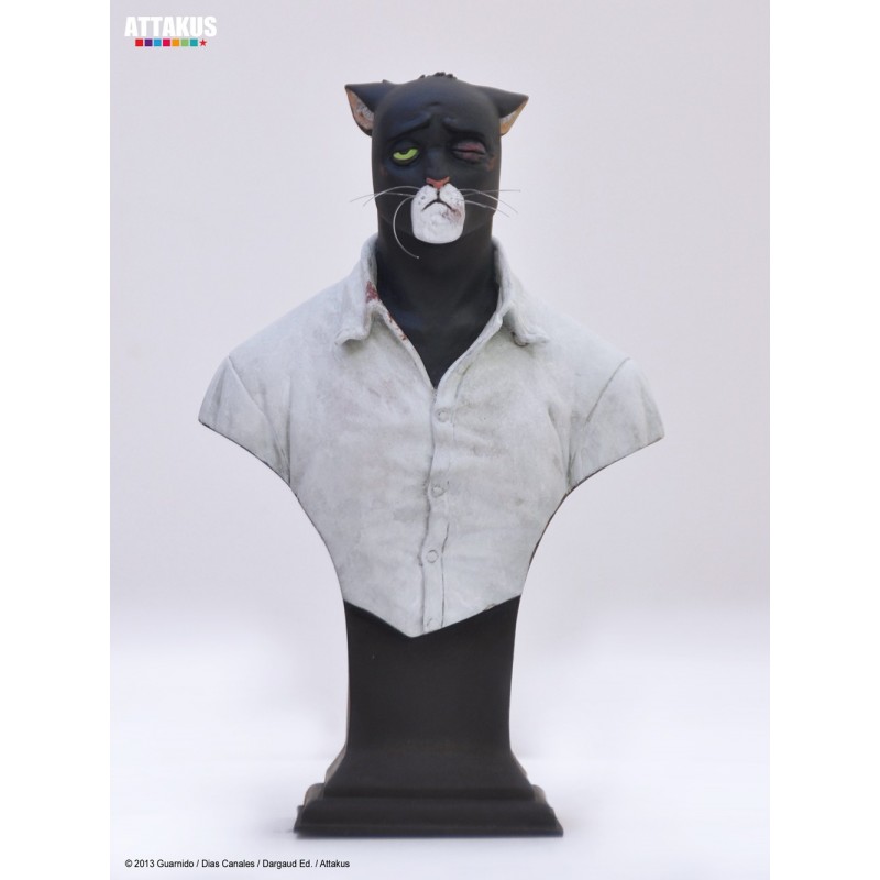 Figurine Buste John Blacksad 3, gueule cassée - Blacksad - Attakus - B426
