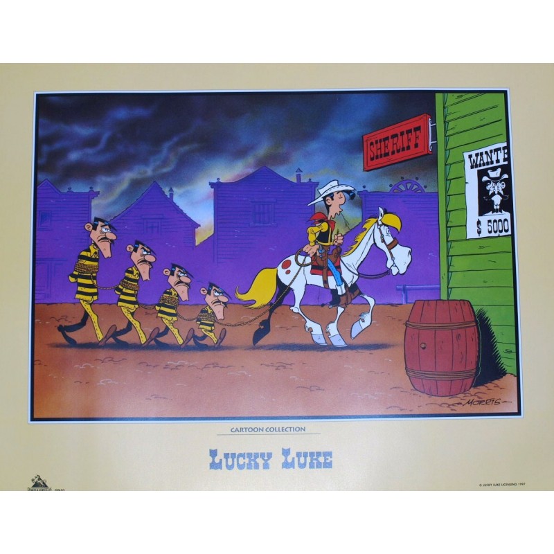 Affiche Lucky Luke et les Daltons - DEMONS et MERVEILLES