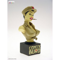 Figurine Buste pin-up Comix Buro - Version lingerie - Attakus B420